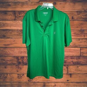 5 for $25🔥Izod Golf Green Half Button Polo Shirt Large